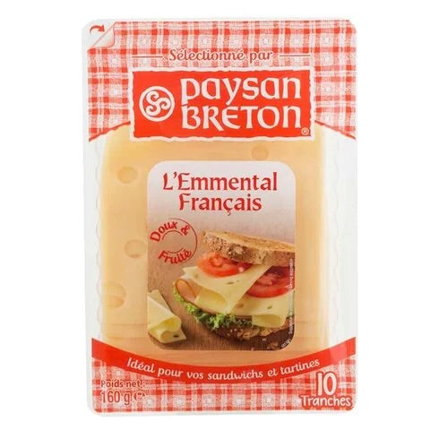 Emmental Sliced | Paysan Breton | 160g