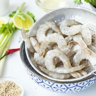 Banana Prawn Meat Tail on | Indonesia | Frozen | 1kg
