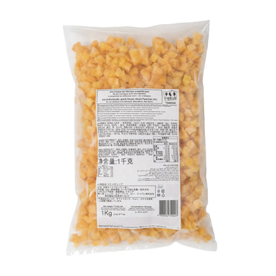 Yellow Peach Diced IQF | CAP FRUIT | 1kg
