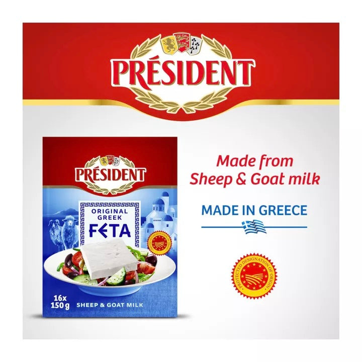 Feta PDO 48% | PRESIDENT | 150g