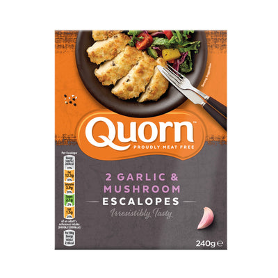 Garlic & Mushroom Escalope | Plant-Based | QUORN | 240g