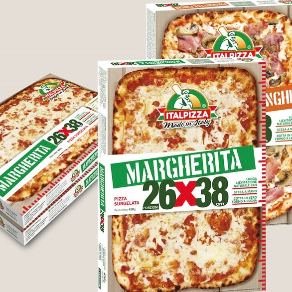 Pizza Margherita 26x38cm | ITALPIZZA | Frozen | 450g