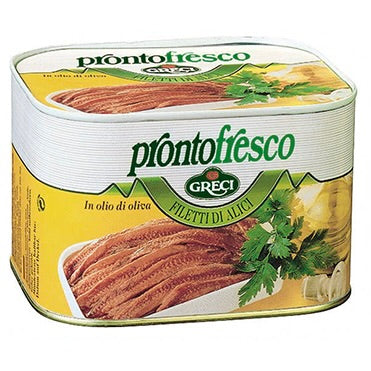 ANCHOVIES FILLET IN SUNFLOWER OIL | PRONTO FRESCO | 720g
