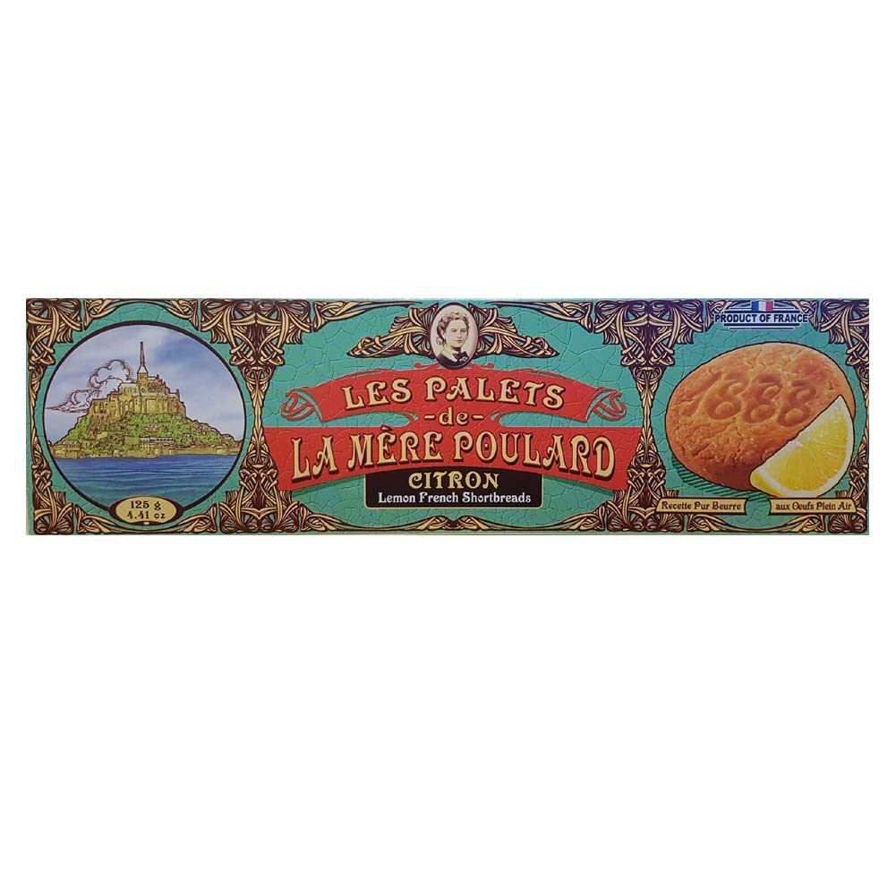 Lemon French Shortbreads | La Mere Poulard | 3x125g
