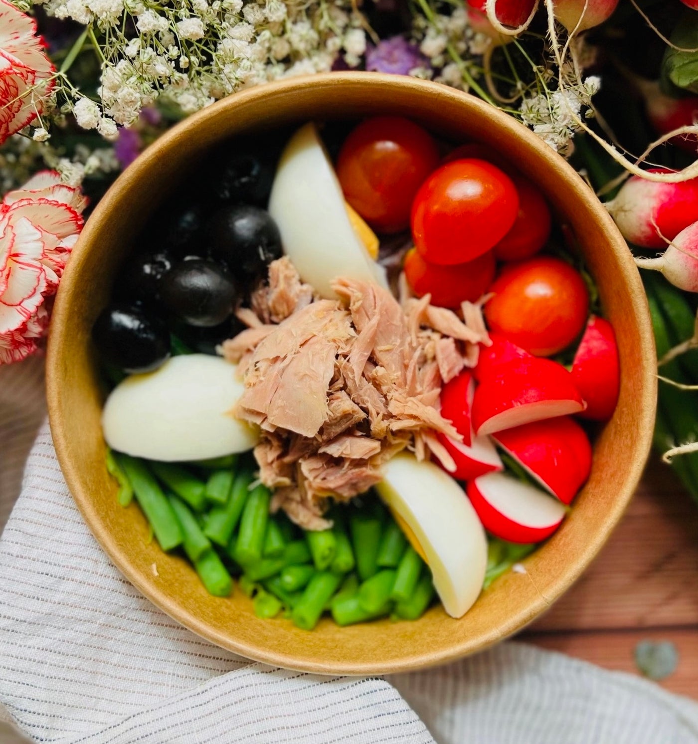 Mediteranean Nicoise Salad Bowl | Fresh | 1 pax