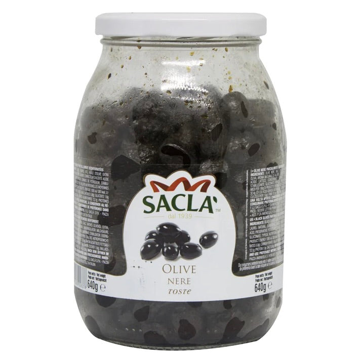 Black Olives Dried | SACLA | 640g