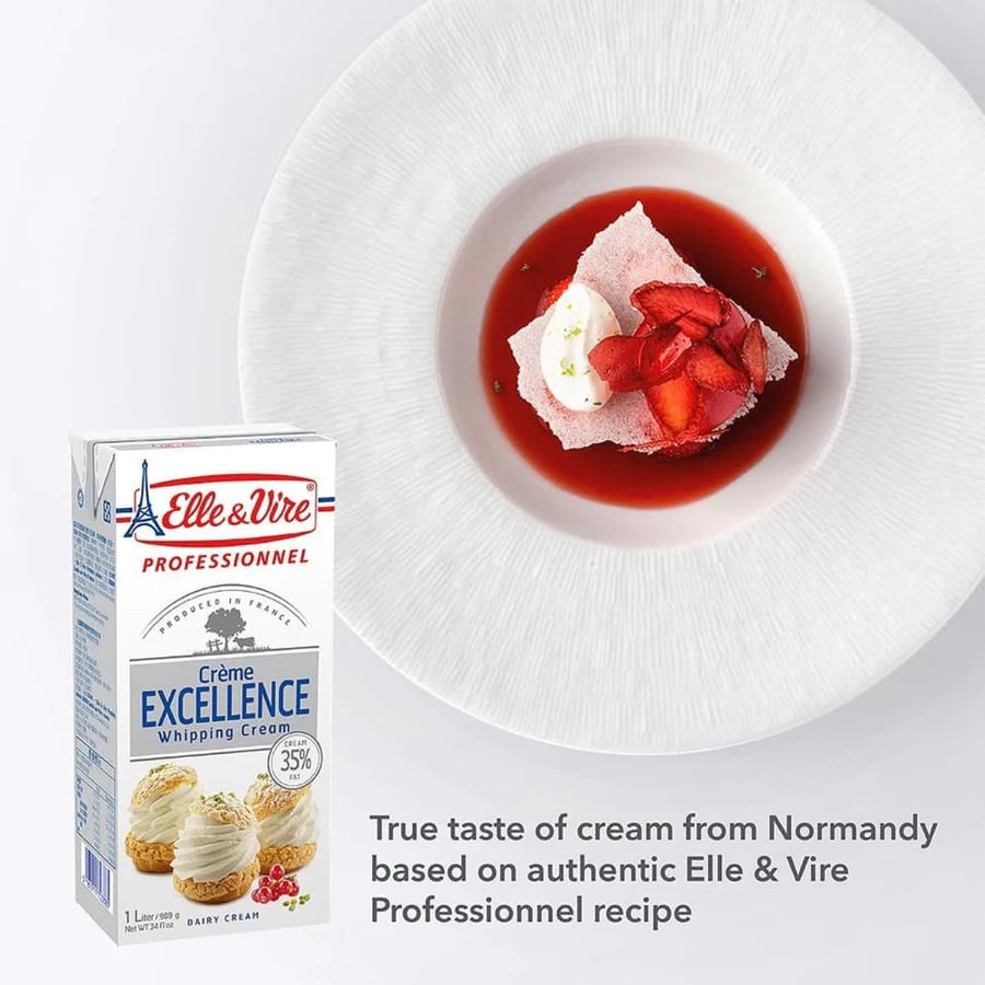 Excellence Cooking Cream 35% Fat | ELLE & VIRE | 1L