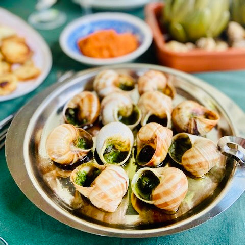 Escargots with Garlic Butter | Tray of 12