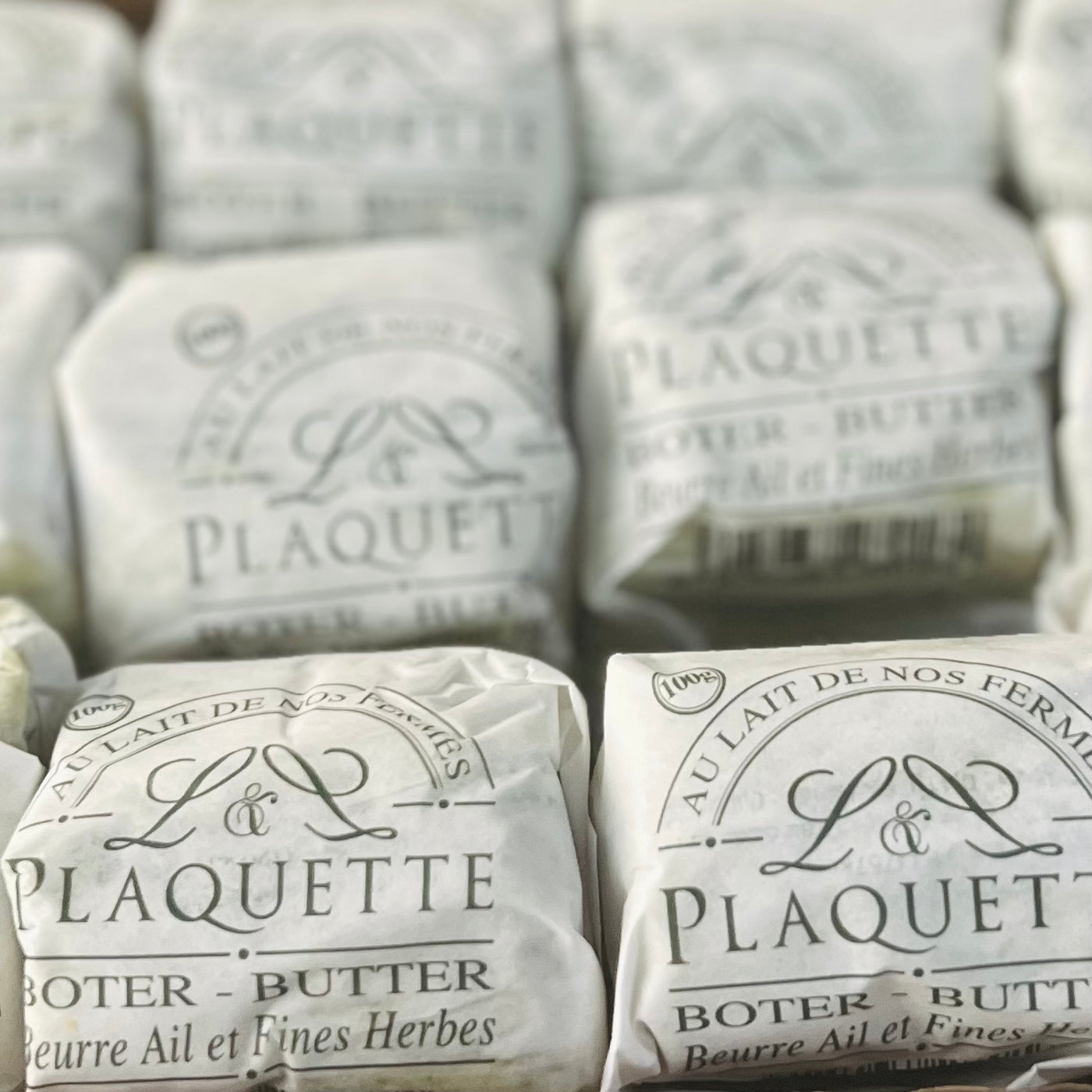 LA PLAQUETTE | Gourmet Butter Garlic & Herbs | 100g