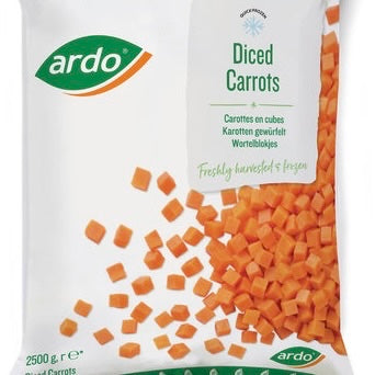 Carrot Diced | ARDO | Frozen | 2.5kg