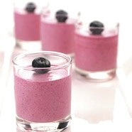 Artisanal Blueberry Mousse Glass Verrine | 50 pcs