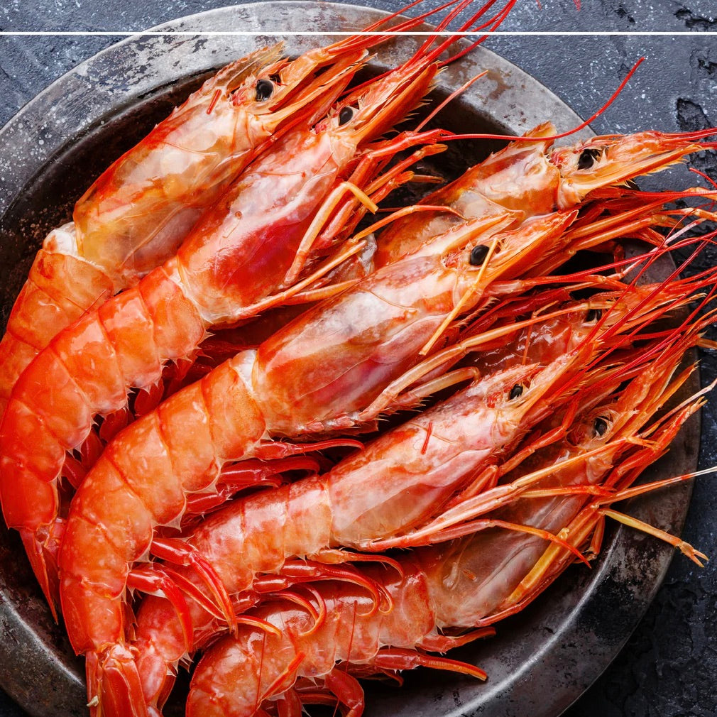 Red Shrimps Head on | Sashimi grade | Argentina | 2kg