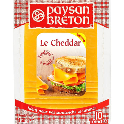 Cheddar sliced | Paysan Breton | 160g