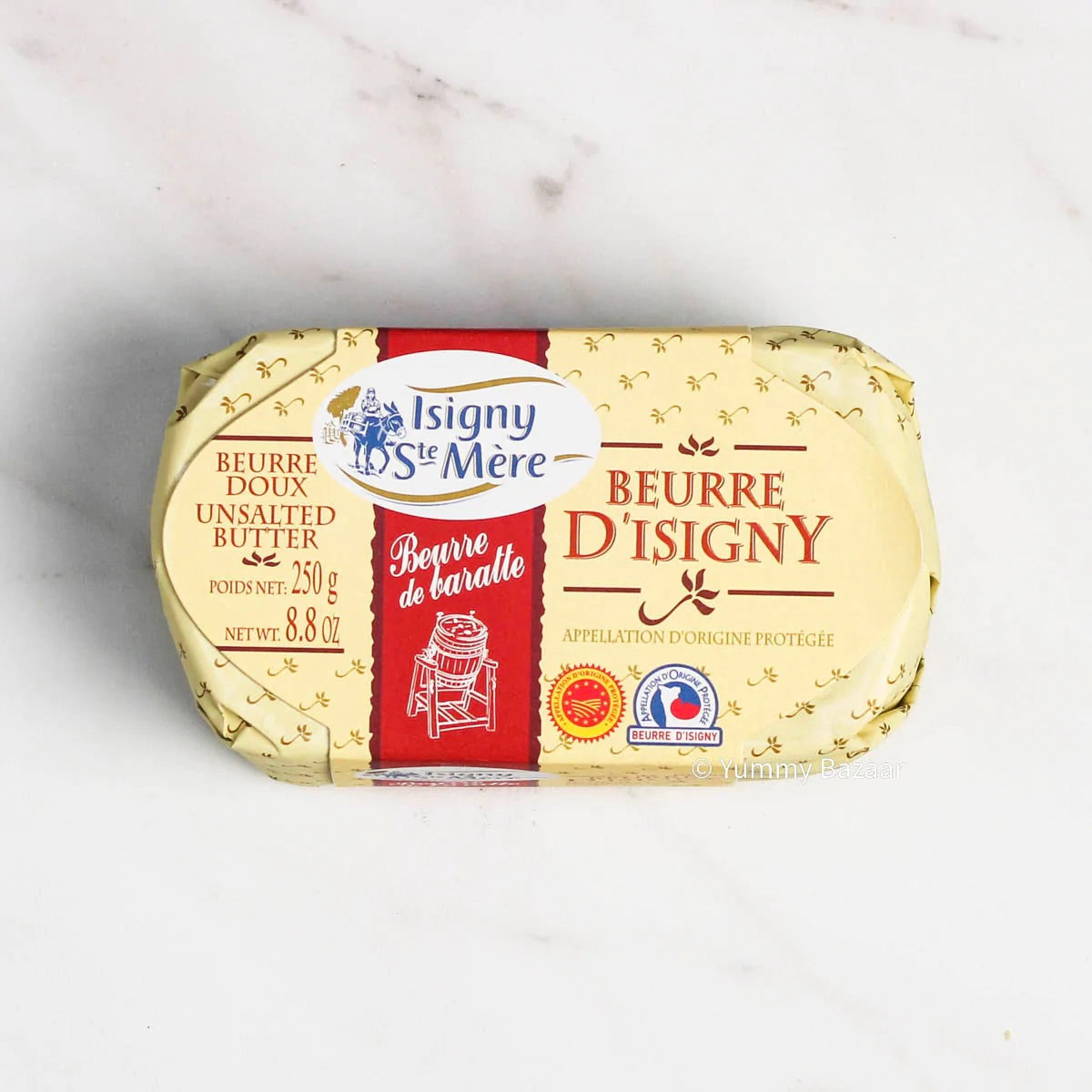 ISIGNY | AOP Butter Churned Unsalted | 250g