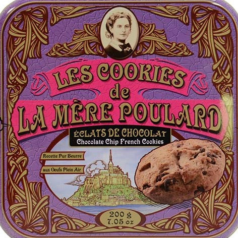 Cookie Eclats Chocolat | La Mere Poulard | Tin 200g