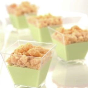 Green Tea Mousse with Crumble Cup Verrine | 56 pcs