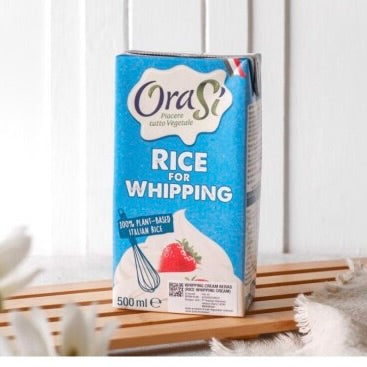 PLANT-BASED | ORASI Rice Whipping Cream | Vegan & Gluten-free | 4X500ml