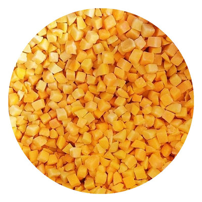 Yellow Peach Diced IQF | CAP FRUIT | 1kg