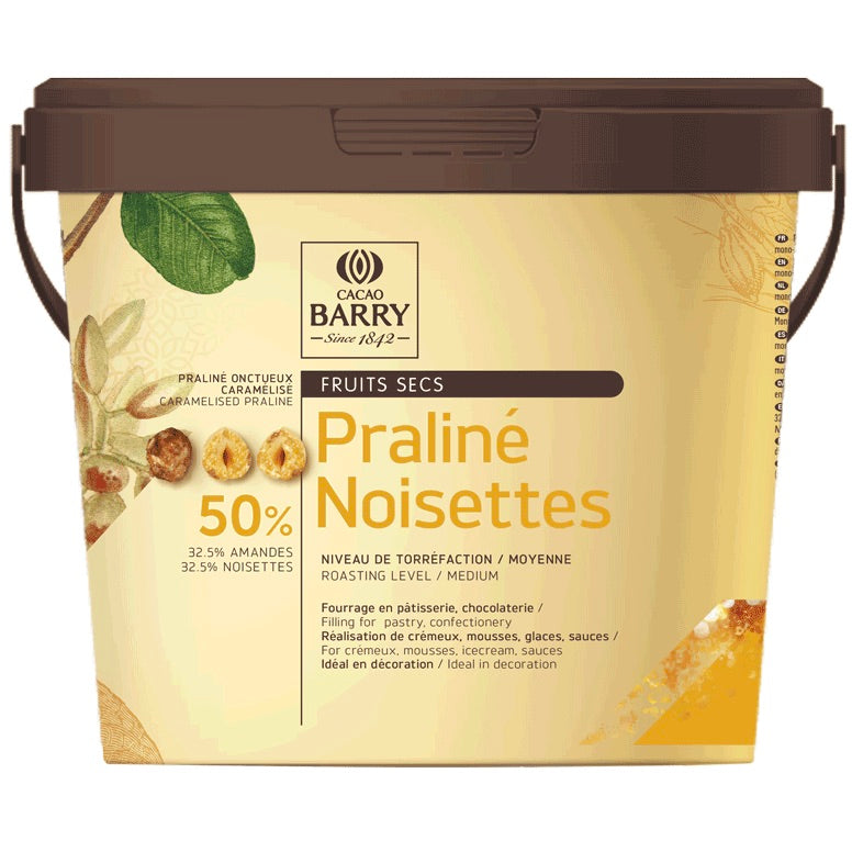 CACAO BARRY | Pure Praline Hazelnut Paste 50% | 5kg