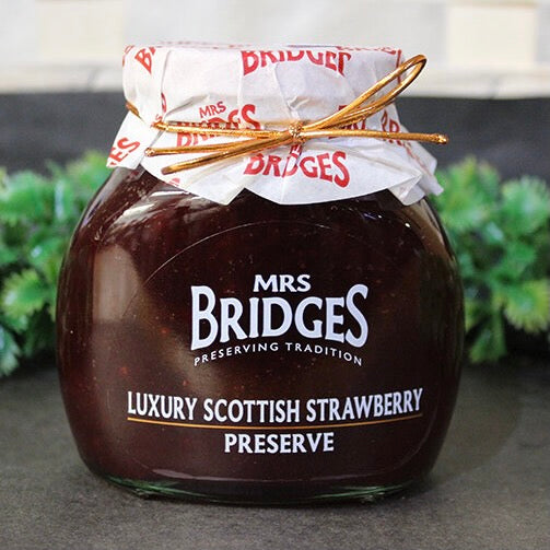 Luxury Scottish Strawberry Preserve | Mrs Bridges | 340g
