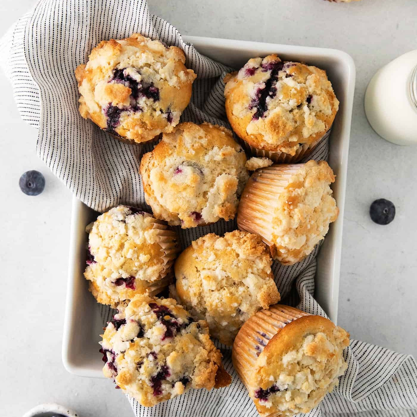 Muffin Blueberry Topping Crumble | 20pcs