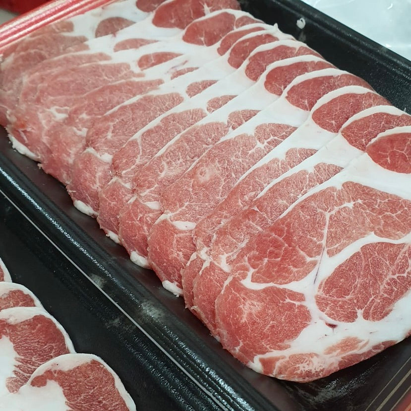 Pork Kurobuta collar sliced Shabu 2-3mm | USA | 2kg