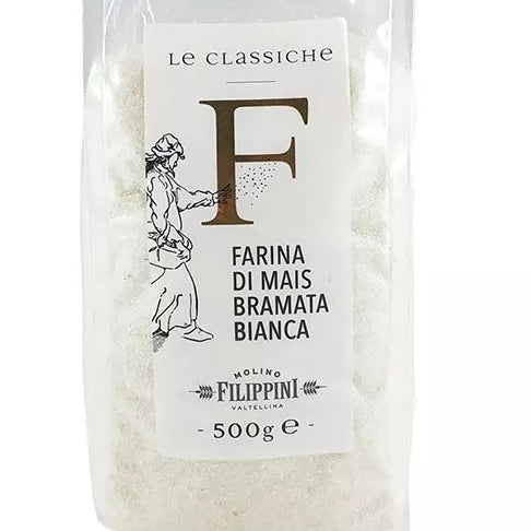 Polenta Bramata Bianca | Classic White Polenta | 500g