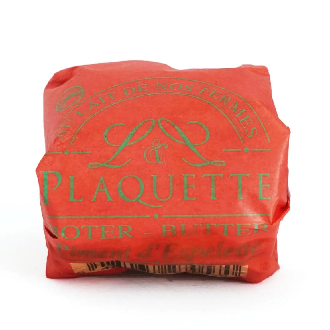 LA PLAQUETTE | Gourmet Butter Espelette Pepper | 100g