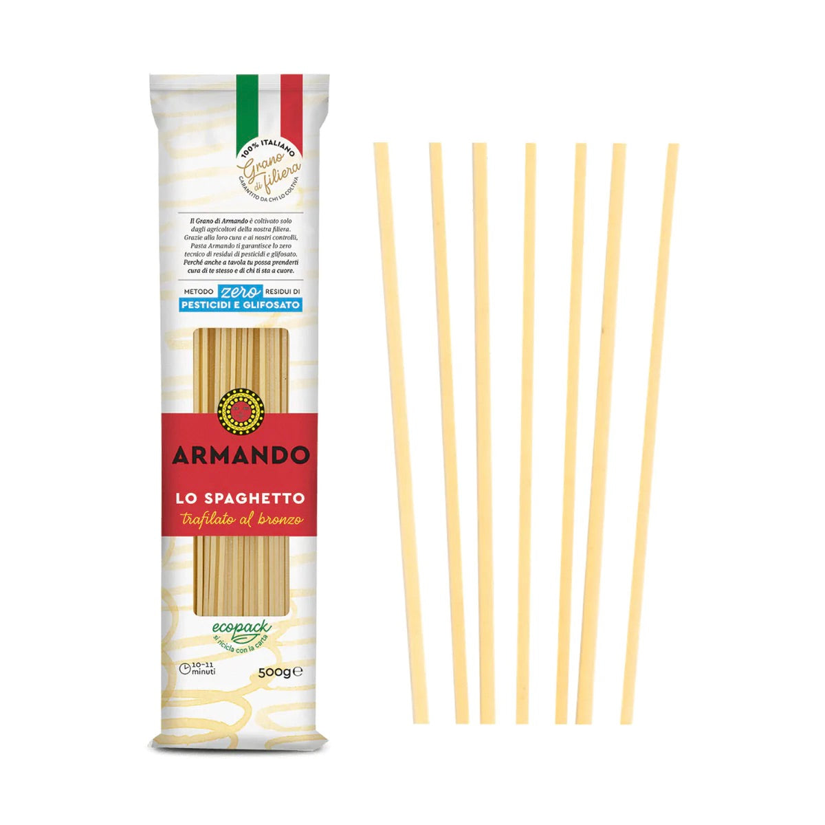 Spaghetti Chitarra | ARMANDO BRONZE DIE PASTA | 2x500g