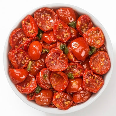 TOMATOES WITH CAPERS & GARLIC SEMI-DRIED IN TIN | PRONTO FRESCO | 780g