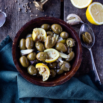 Greek Olives with Garlic, Lemon & Coriander | 220g
