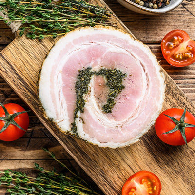Smoked Rolled Pancetta whole non sliced | +/-2kg