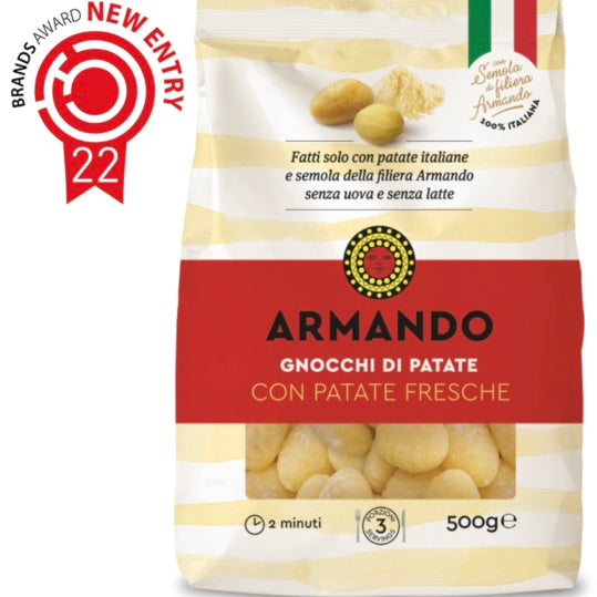 Potato Gnocchi | BRONZE DIE PASTA | Egg & Milk free | 2x500g