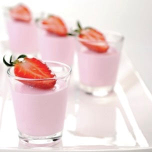 Artisanal Strawberry Mousse Glass Verrine | 50 pcs
