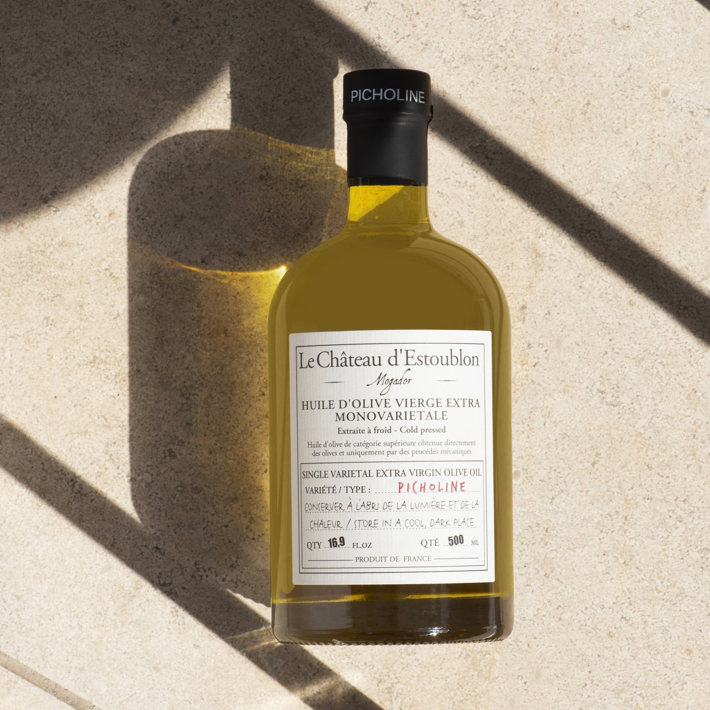 AWARD WINNING | Chateau d'Estoublon | Picholine Extra Virgin Olive Oil | 500ml
