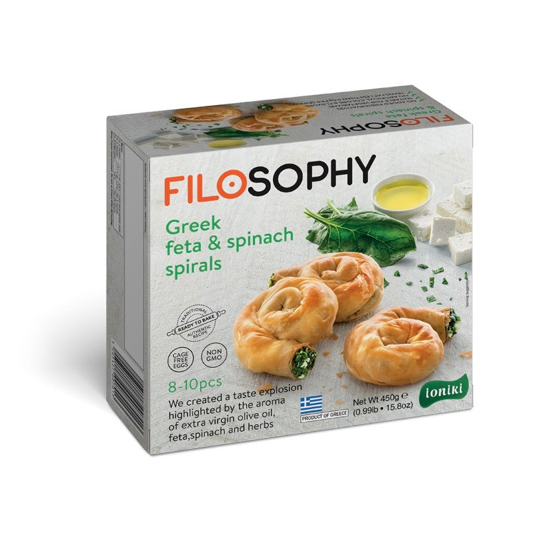 Filosophy Spiral Spinach Feta Pies | 450g