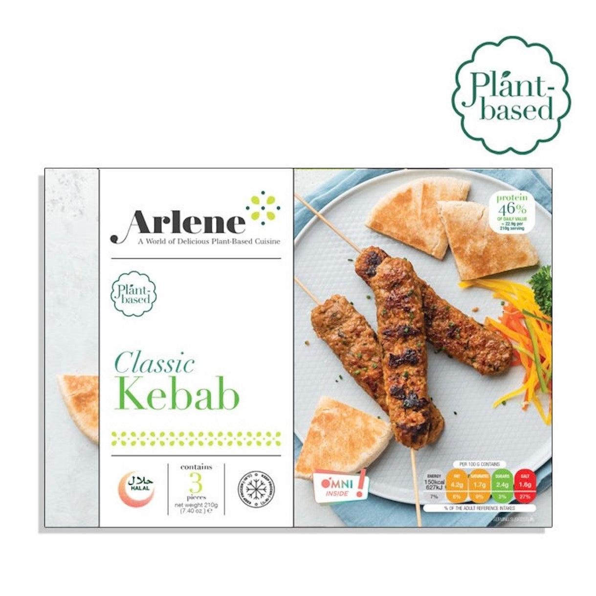 Plant-based | Classic Kebab | Pack of 3