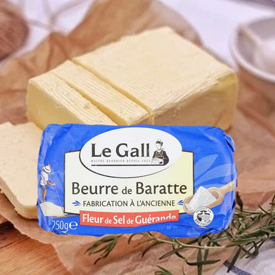 Barrate Churning Butter Unpasteurized Salted | LE GALL | 250g | France 🇫🇷