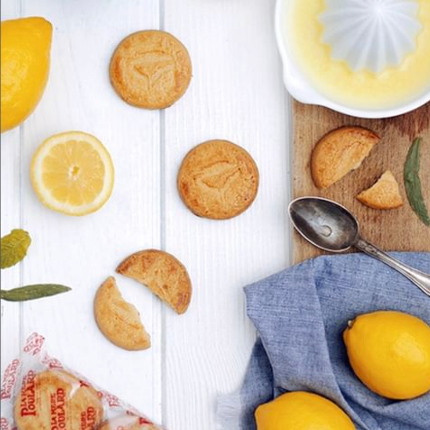 Lemon French Shortbread Tin | La Mere Poulard | 250g