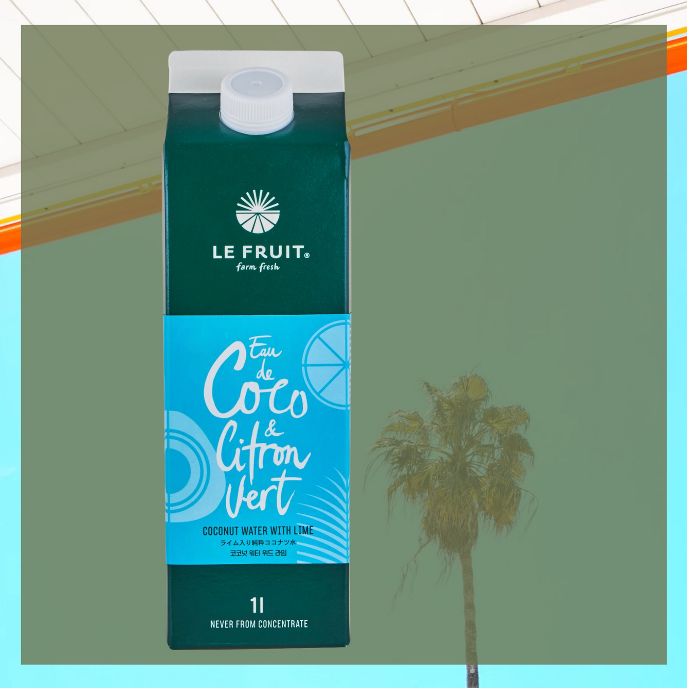 Coconut Water with Lime | Le Fruit | 1L