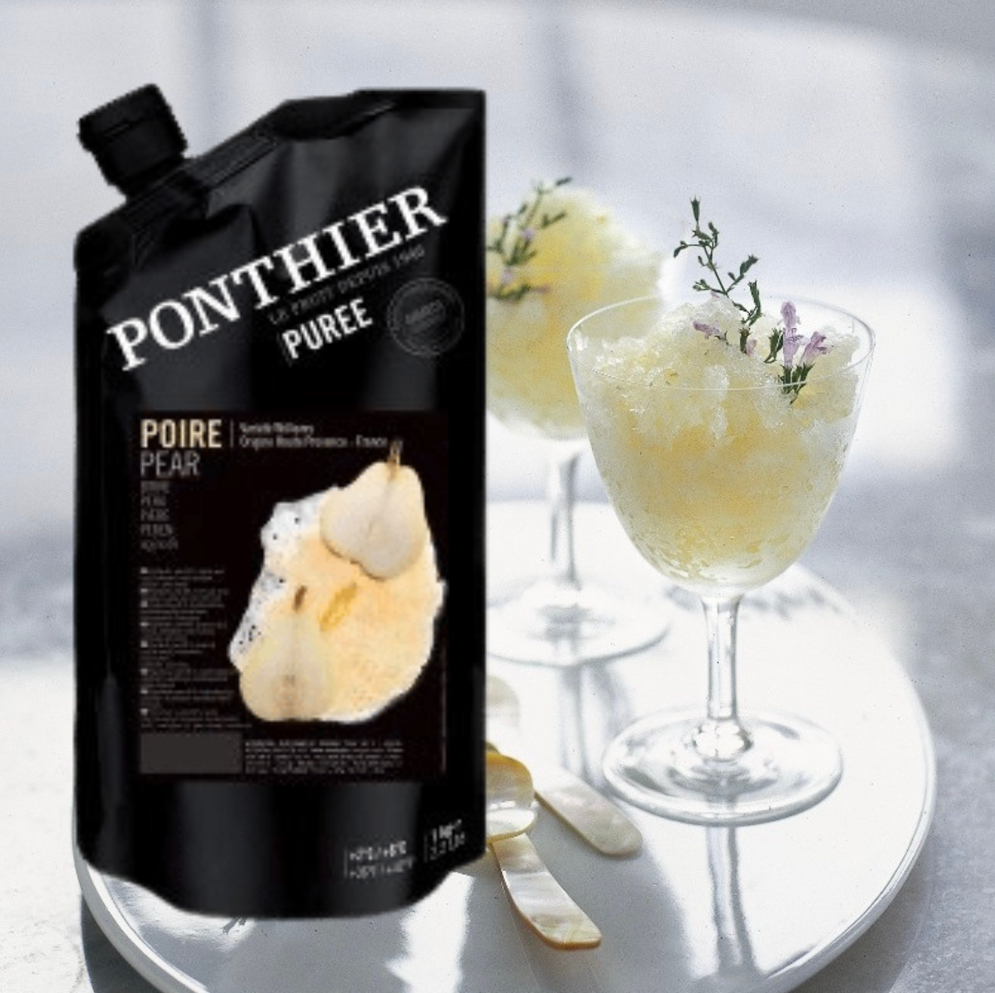 Ponthier Fruit Puree | PEAR WILLIAM  | 1L