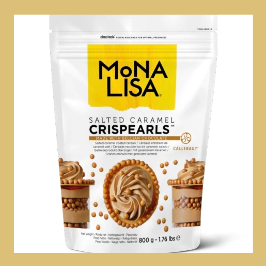 MONA LISA | Crispearls SALTED CARAMEL Coated Cereals | 800g