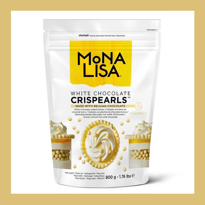 MONA LISA | Crispearls WHITE Chocolate Coated Cereals | 800g