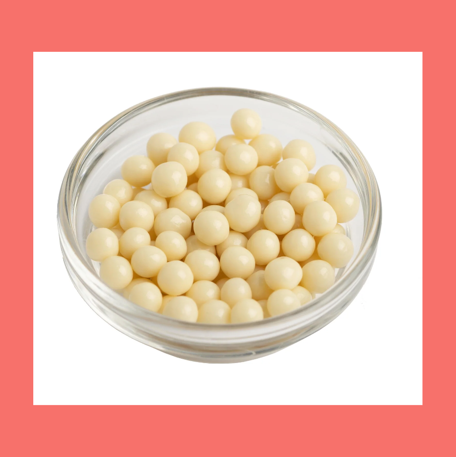 White Crunchy Pearls | PCB CREATION | 600g