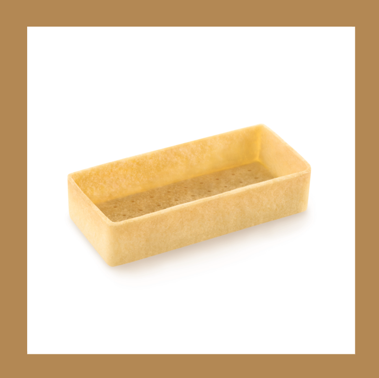 Dessert- Tartelettes Filigrano Butter Rectangle | Vegan | Diam 5.3cm | 50 pcs