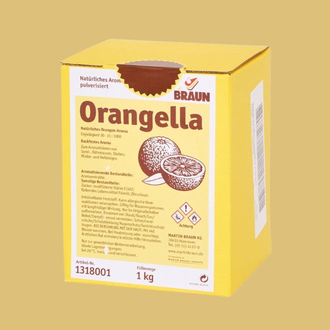 Orangella Granulated Orange flavour | BRAUN | 1kg