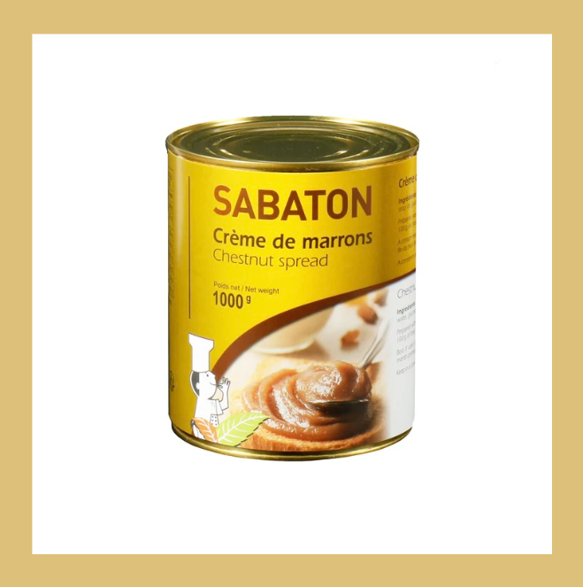 Chestnut Spread vanilla Flavour | SABATON | 1kg