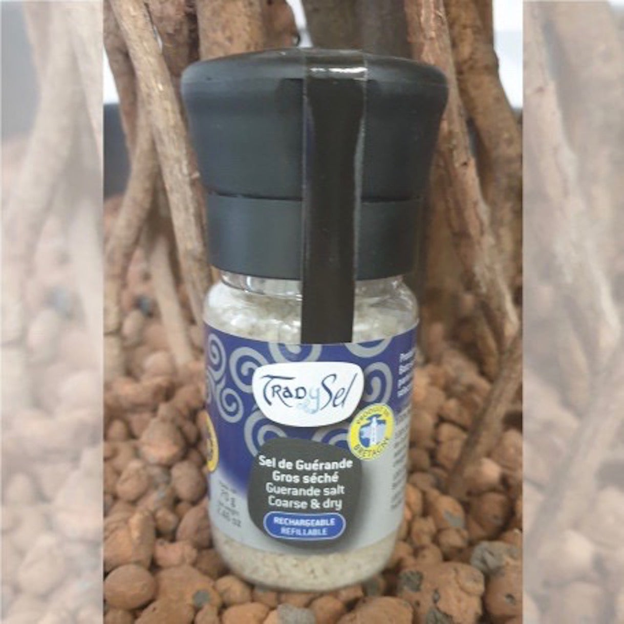 Smoked Sea Salt with Grinder | France | 70g